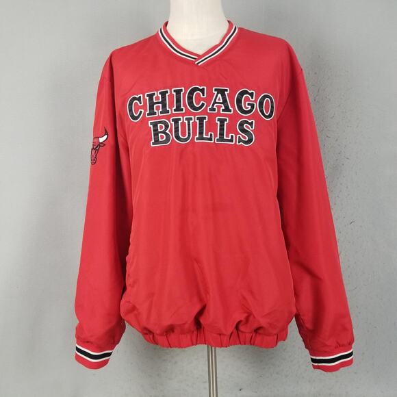 Chicago Bulls Pullover Jacket Mens 2XL NBA GIII Sports Carl Banks Basketball - Picture 1 of 16